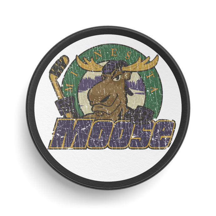 Minnesota Moose Hockey Puck