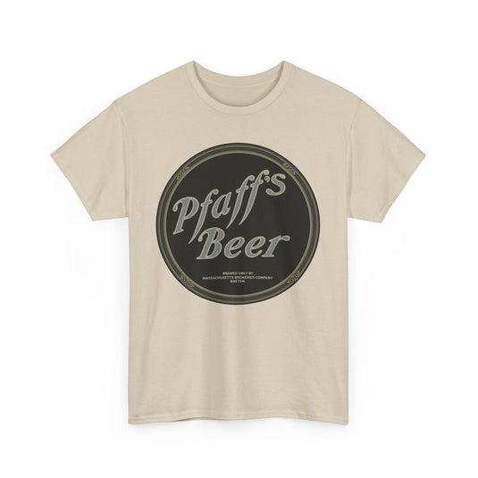 Pfaff's Beer Boston Massachusetts Brewery Company Logo T-Shirt