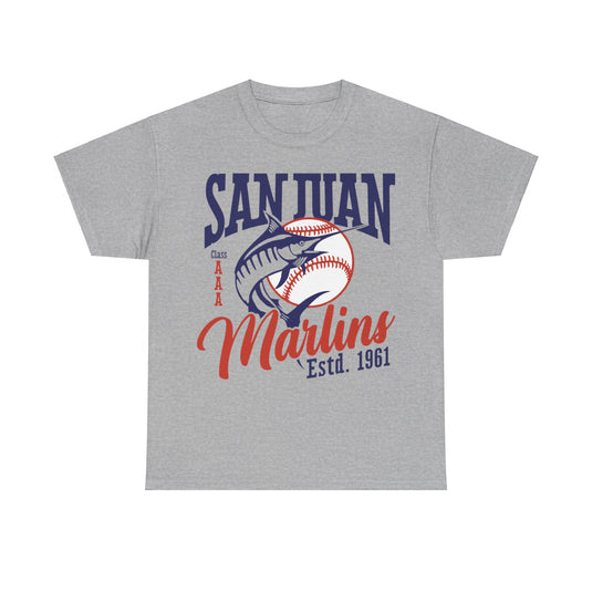 San Juan Marlins Est 1961 Basbeall Team T-shirt