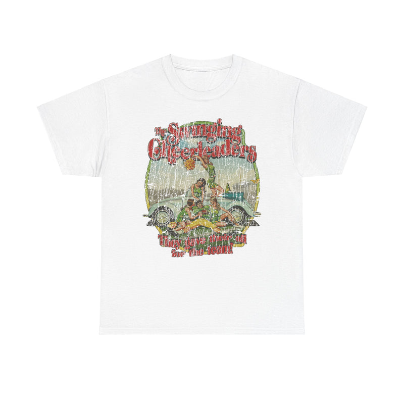 Load image into Gallery viewer, The Swinging Cheerleaders 1974 College Cheerleading Movie T-shirt
