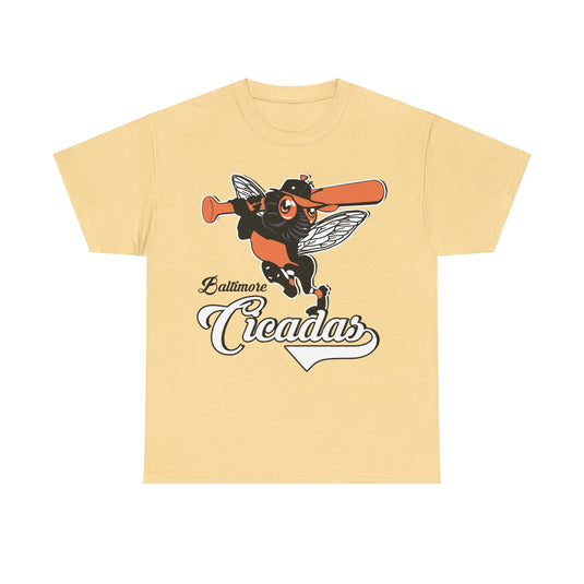 Baltimore Cicadas Baseball Team Nostalgic Retro T-shirt