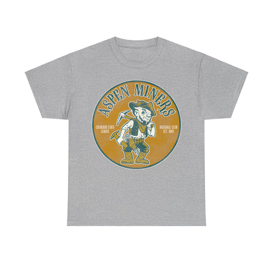 Aspen Miners Nostalgic Retro Baseball T-shirt