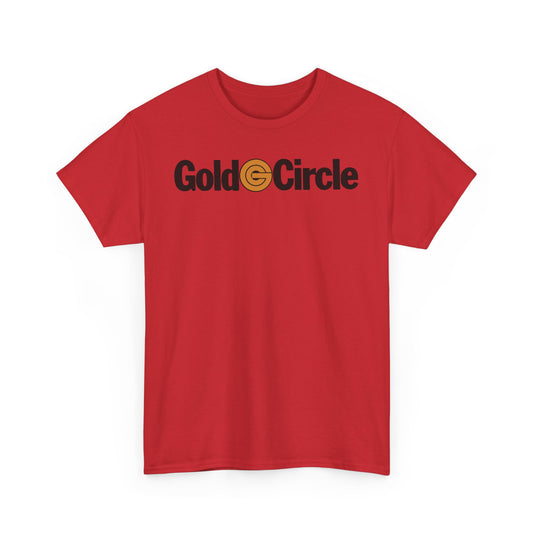 Gold Circle Orange Logo Vintage Department Store T-Shirt