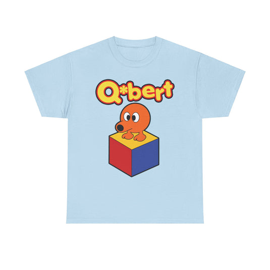 Qbert Logo Video Game Nostalgic T-shirt