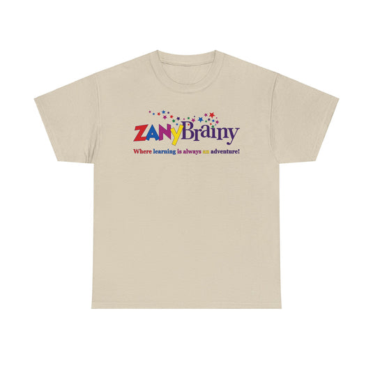 Zany Brainy Store Logo T-Shirt: “Where Learning Is Always an Adventure”