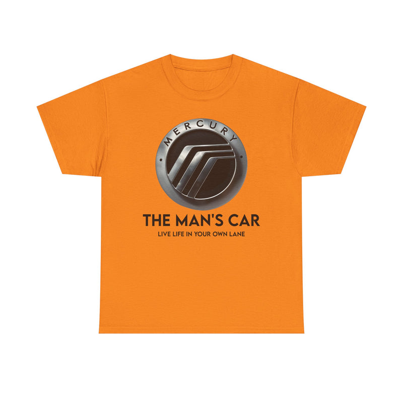 Load image into Gallery viewer, Mercury The Man&#39;s Car Live Life In Your Own Lane Silver T-shirt

