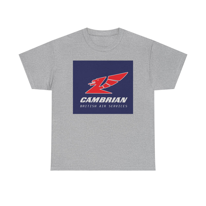 Load image into Gallery viewer, Cambrian Airways Red Dragon British Air Services Aviation Memorabilia T-shirt
