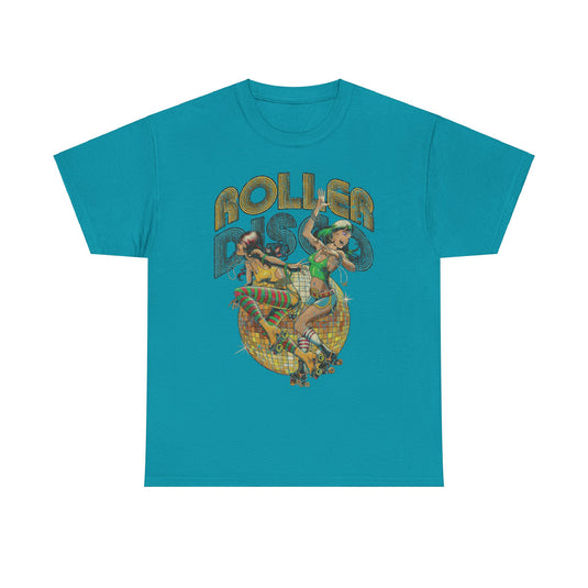 Roller Disco 1980 Party Nightclub Skating T-shirt