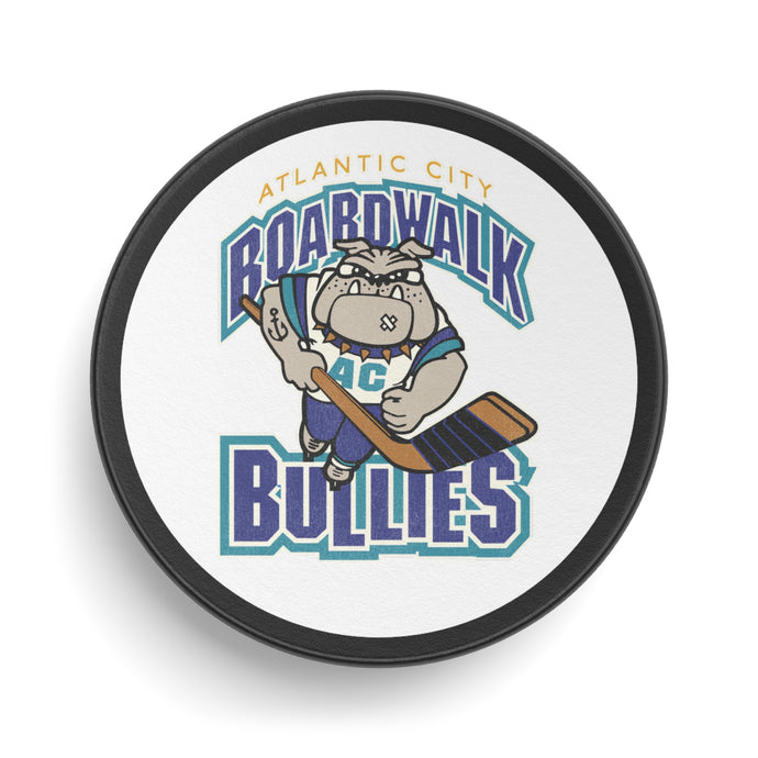 Atlantic City Boardwalk Bullies Nostalgic Retro Hockey Puck