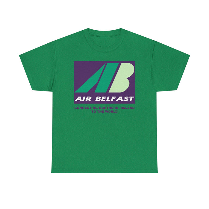 Air Belfast Connecting Northern Ireland Vintage Airline Logo Aviation T-shirt