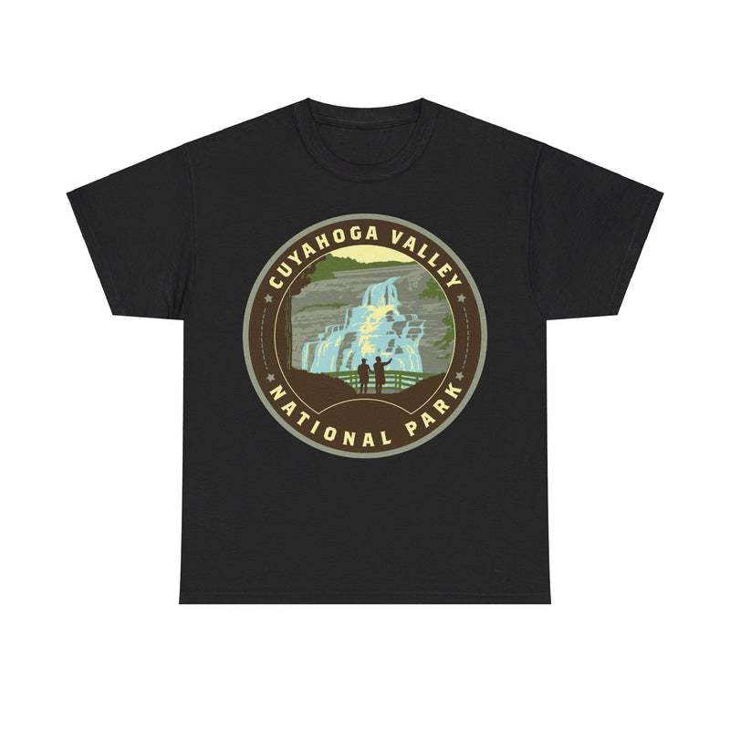 Load image into Gallery viewer, Cuyahoga Valley National Park Ohio Round Logo T-shirt
