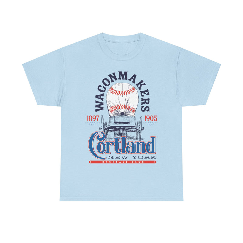 Load image into Gallery viewer, Cortland Wagonmakers Est 1897 New York Baseball T-shirt
