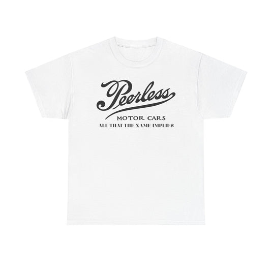 Peerless Motor Cars All That The Name Implies Vintage Logo T-shirt