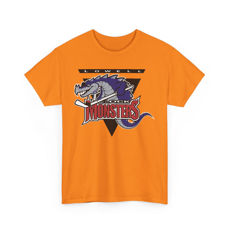 Load image into Gallery viewer, Lowell Lock Monsters American Hockey League 1998-2006 Massachusetts T-shirt
