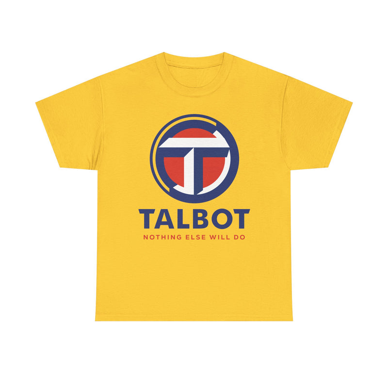 Load image into Gallery viewer, Talbot Nothing Else Will Do Classic British Car Logo Vintage T-shirt
