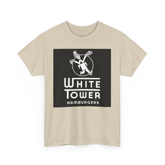 White Tower Hamburgers Logo Restaurant Chain T-Shirt