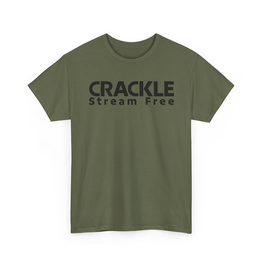Crackle T-Shirt Defunct Streaming Service Stream Free Entertainment Platform Tee