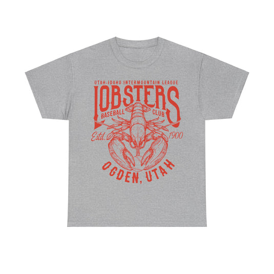 Ogden Lobsters Est 1900 Utah Baseball Team T-shirt