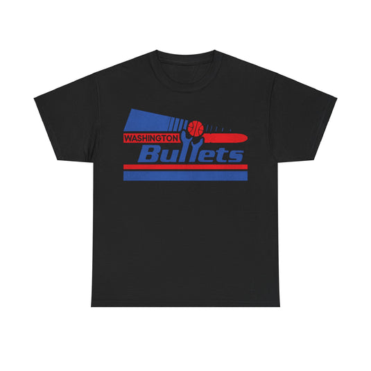 Washington Bullets Basketball Pennant Nostalgic Retro T-shirt