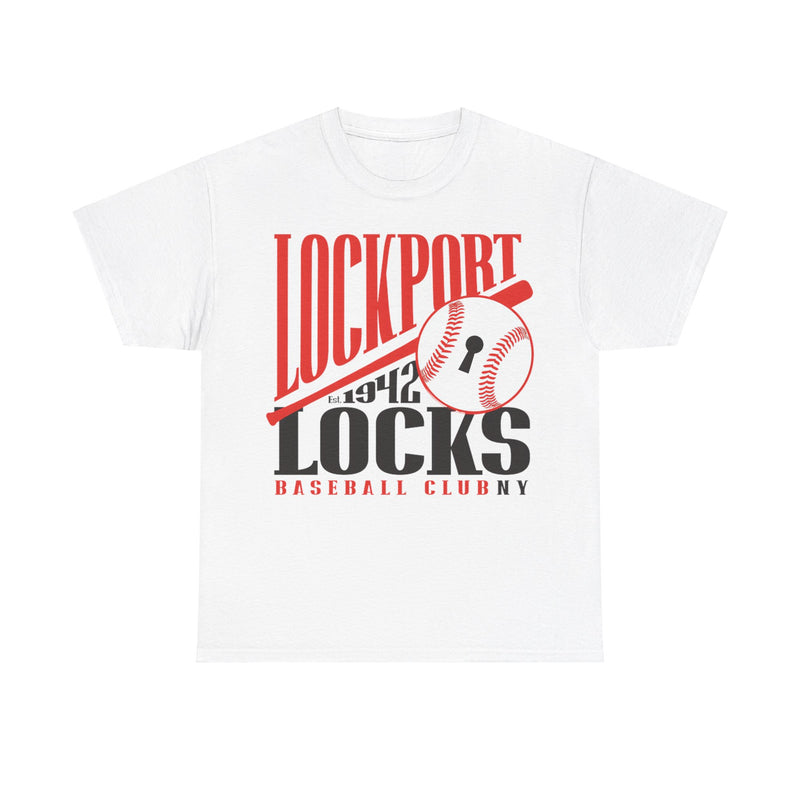 Load image into Gallery viewer, Lockport Locks Est 1942 New York Baseball T-shirt
