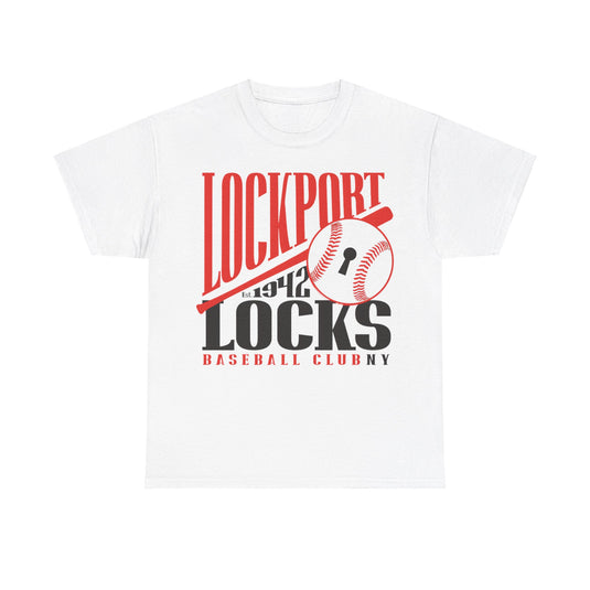 Lockport Locks Est 1942 New York Baseball T-shirt