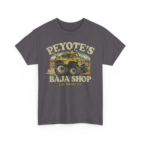 Peyotes Baja Shop San Diego California Car T-shirt