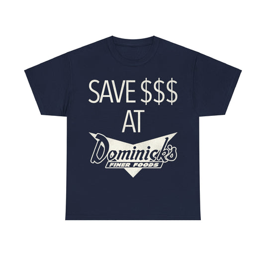 Dominicks Chicago Supermarket Grocery Store Retro Nostalgic T-shirt