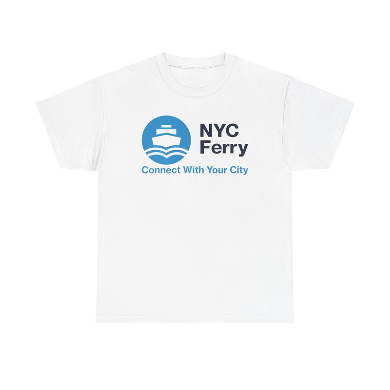 Load image into Gallery viewer, NYC Ferry Defunct Transportation Service T-Shirt Connect With Your City Boat Tee
