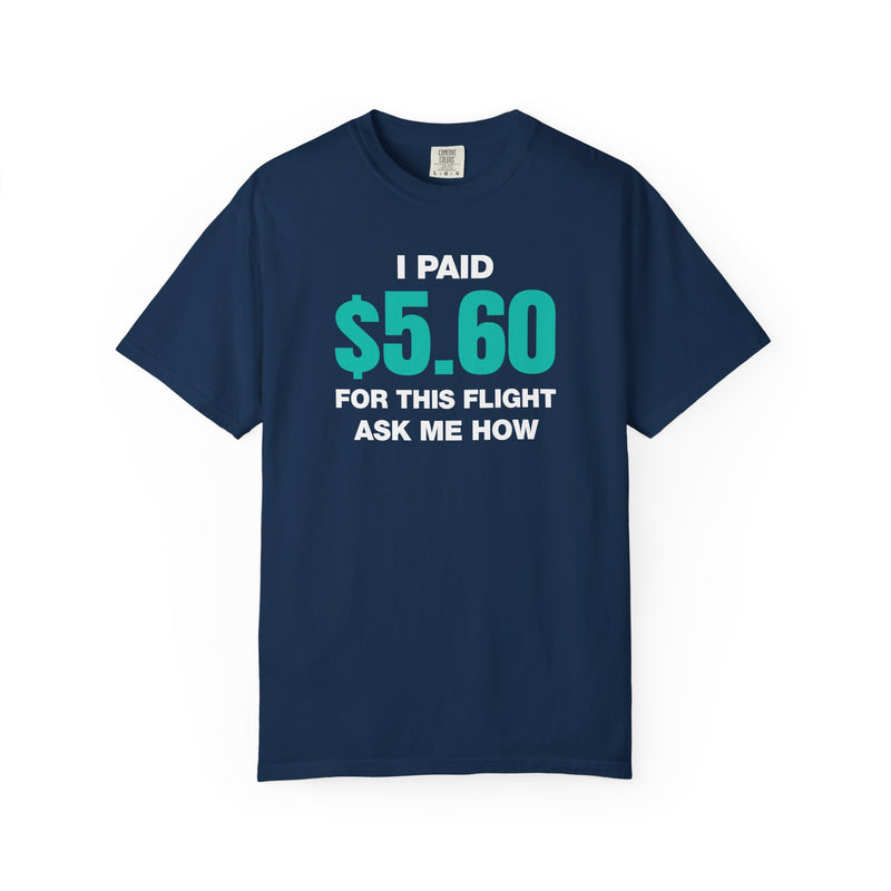 Load image into Gallery viewer, $5.60 Flight Credit Card Points Miles Travel T-shirt
