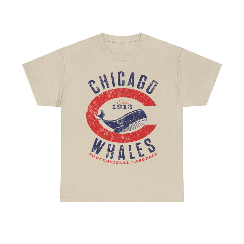 Load image into Gallery viewer, Chicago Whales Baseball Team Nostalgic Retro T-shirt
