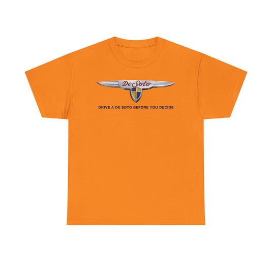 DeSoto Drive Before You Decide Chrome Wing Emblem T-shirt