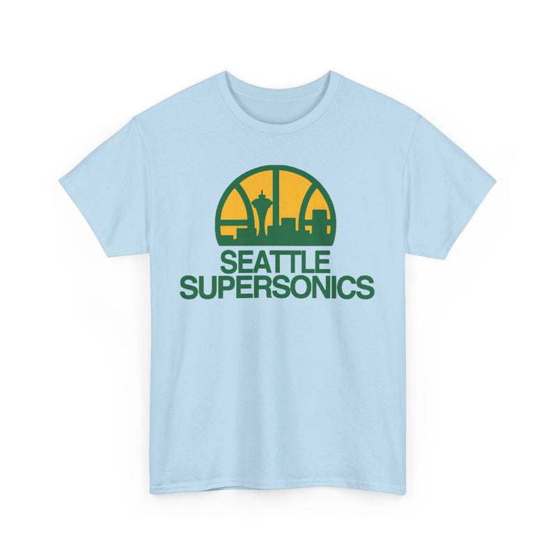 Load image into Gallery viewer, Seattle Supersonics Nostalgic Retro Basketball T-shirt
