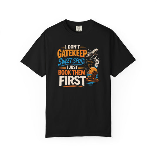 Gatekeep Travel Sweet Spots Credit Card Points Miles T-shirt
