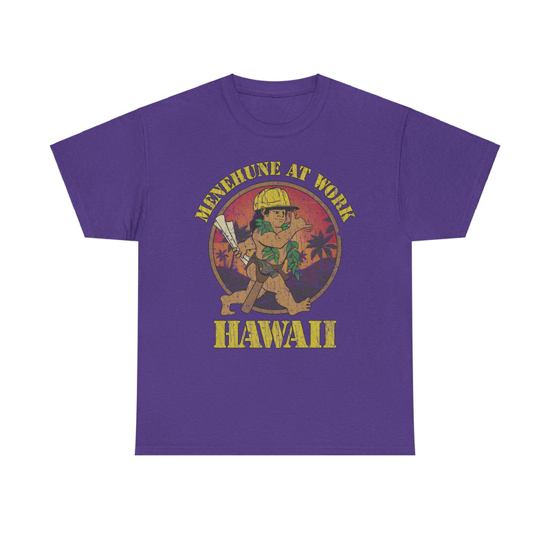 Load image into Gallery viewer, Menehune at Work Hawaii Nostalgic T-shirt
