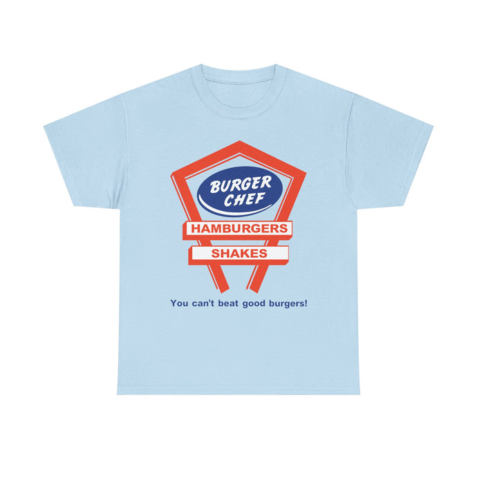 Burger Chef T-Shirt - You Cant Beat Good Burgers - Defunct Fast Food