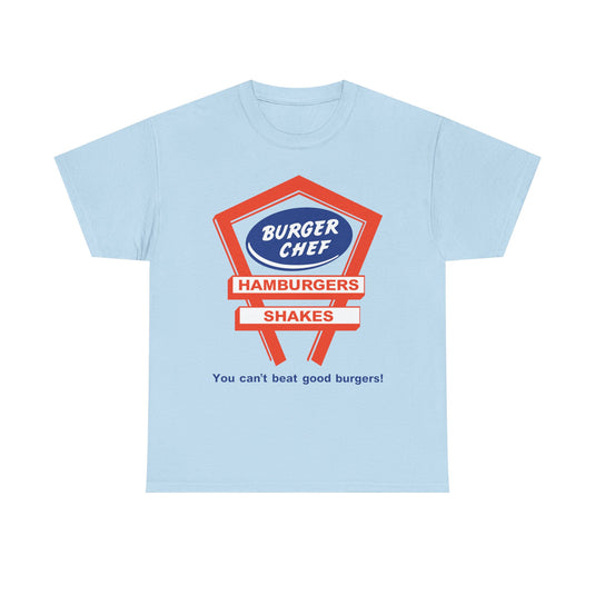 Burger Chef T-Shirt - You Cant Beat Good Burgers - Defunct Fast Food