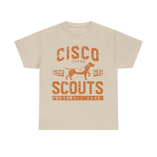 Cisco Scouts Est 1920 Texas Baseball T-shirt