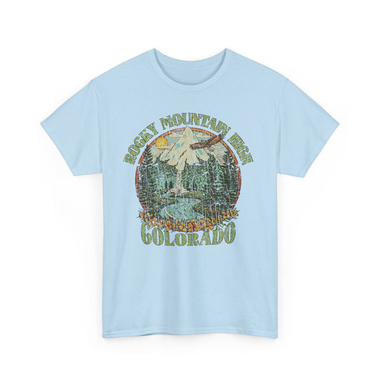 Rocky Mountain High John Denver 1972 Colorado Folk Rock T-shirt