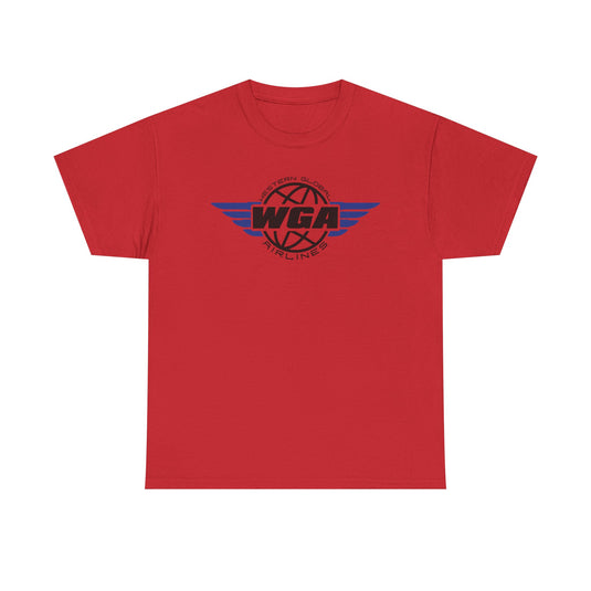 Western Global Airlines T-Shirt - Aviation Industry Bankrupt Logo Tee