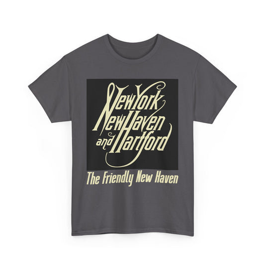 New York New Haven Hartford Railroad Vintage Train Logo T-Shirt