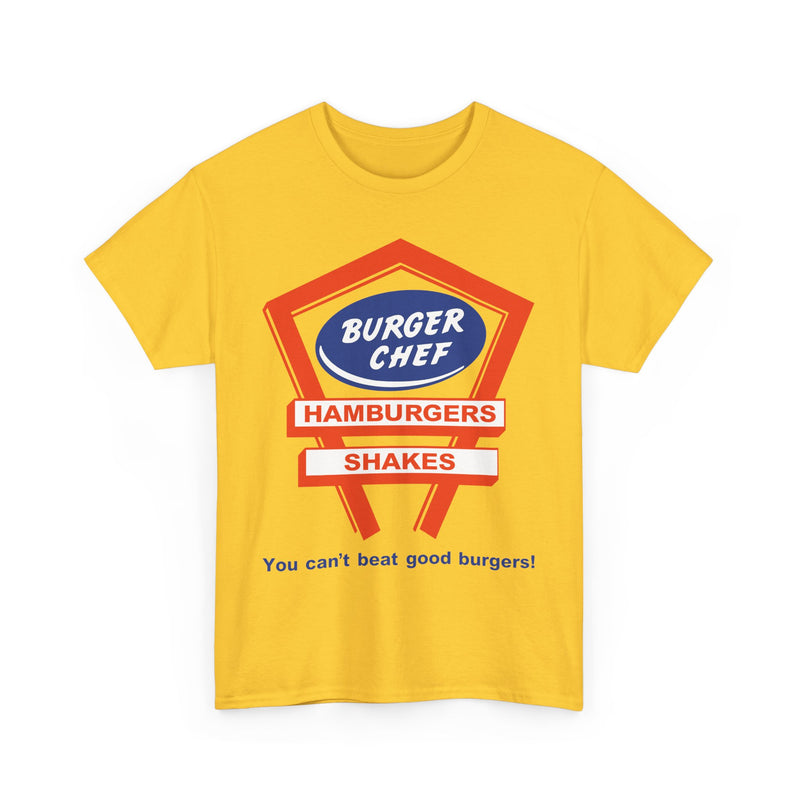 Load image into Gallery viewer, Burger Chef T-Shirt - You Cant Beat Good Burgers - Defunct Fast Food
