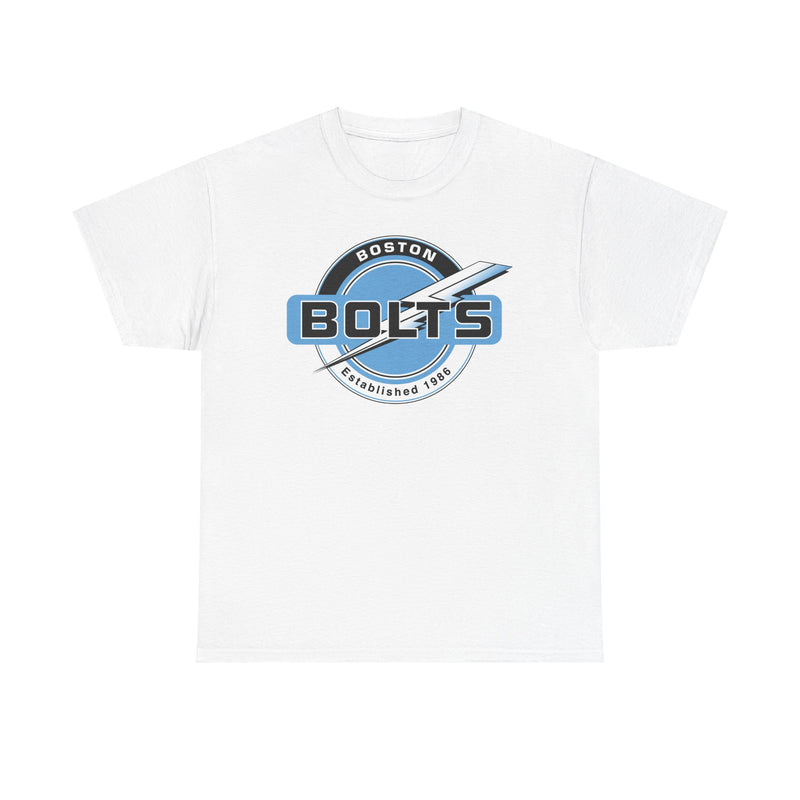 Load image into Gallery viewer, Boston Bolts Massachusetts Soccer League 1986 T-shirt
