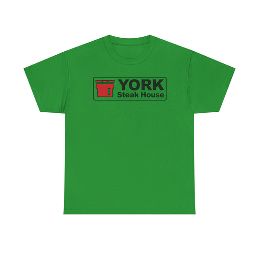 York Steak House T-Shirt - Steakhouse Industry Defunct Logo Tee