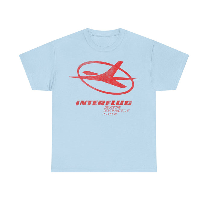 German Interflug Airlines Retro Nostalgic T-shirt