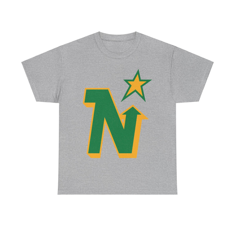 Load image into Gallery viewer, Minnesota North Stars Hockey 1991 Nostalgic Logo T-shirt
