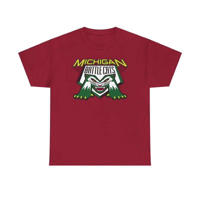 Load image into Gallery viewer, Michigan Battle Cats Midwest League 1995-2002 Baseball T-shirt
