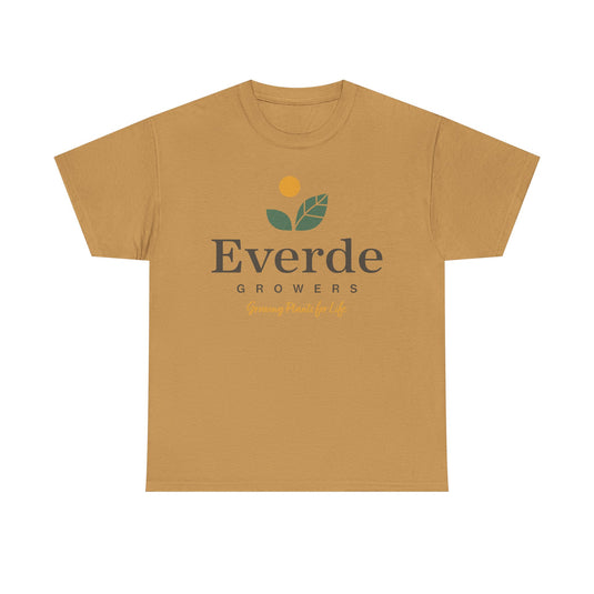 Everde Growers T-Shirt Defunct Plant Nursery Bankrupt Company Logo Tee