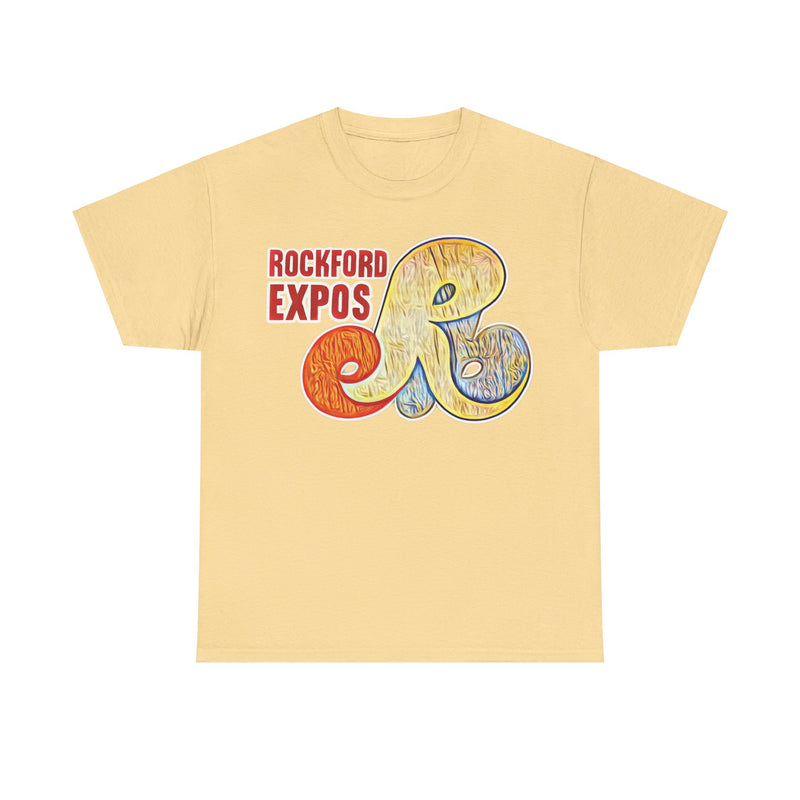 Load image into Gallery viewer, Rockford Expos Logo Illinois Baseball T-shirt
