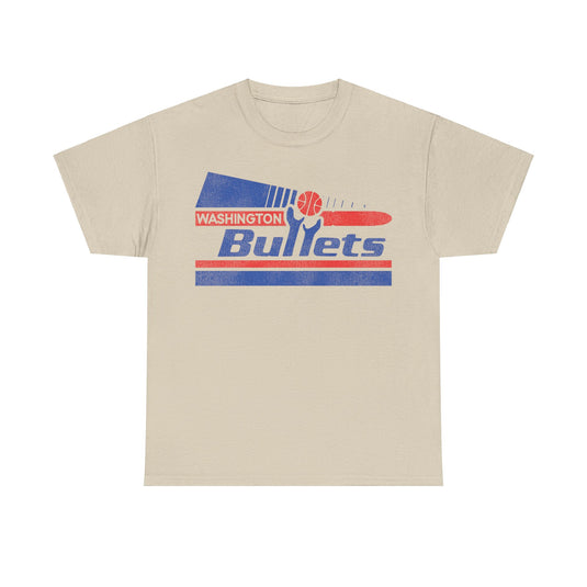 Washington Bullets Basketball Pennant Nostalgic Retro T-shirt