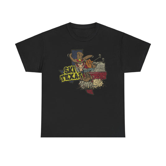 Ski Texas Cowboy Riding Armadillo T-shirt